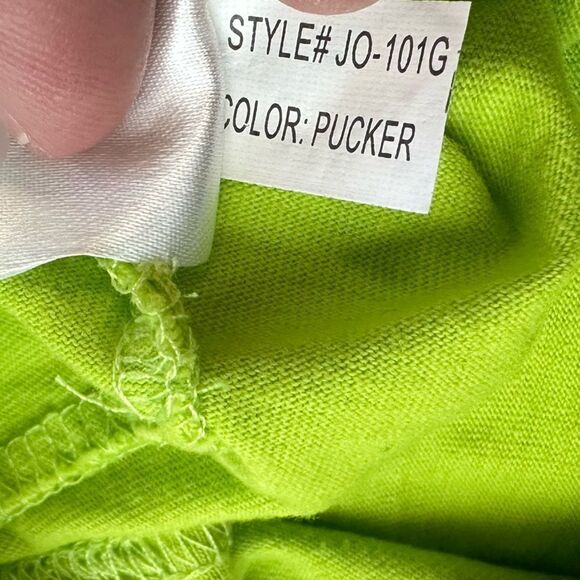 Johnnie-O West Coast Prep Neon Green Short Sleeve Performance Polo Size XL - Picture 7 of 8